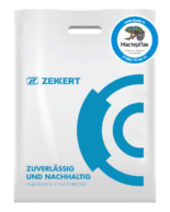 ПВД пакет 70 мкм, размер 30*40 см, шелкография, с логотипом для поставщика автозапчастей zekkert